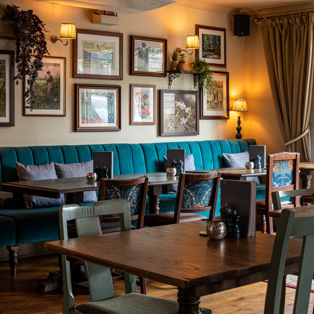 indoor seating area